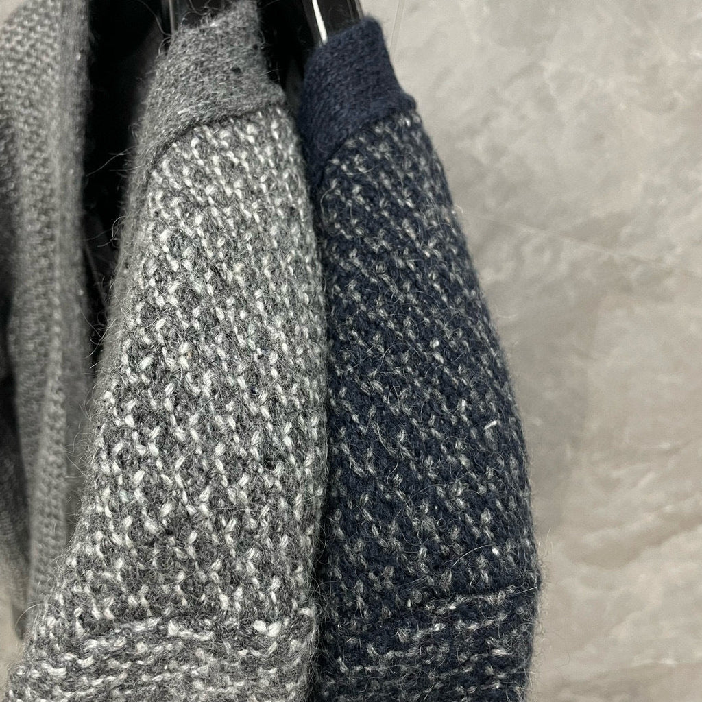 Thom Browne Snowflake Chunky Knit Cardigan