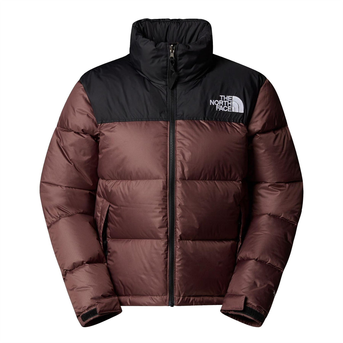 North Face Womens 1996 Retro Nuptse Water Resistant Goose Down Short Puffer Jacket