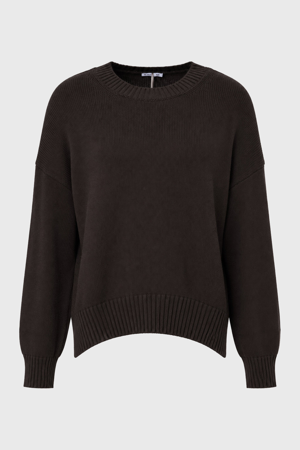 Grey Basic Knit Sweater