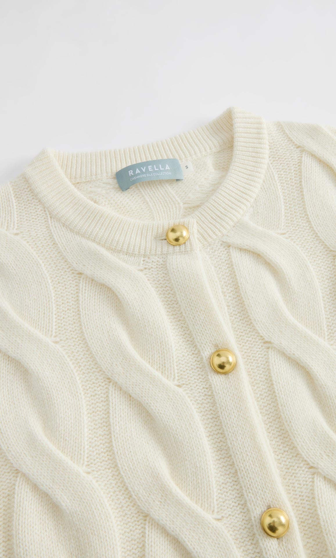 Chamonix Cable Cashmere Cardigan