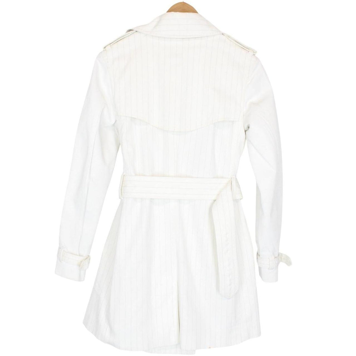 Burberry London Pinstripe Trench Coat Medium